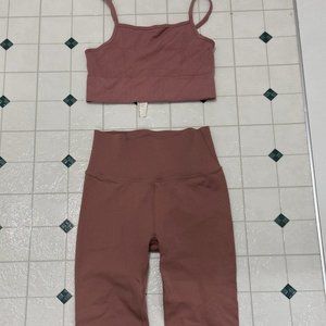 Fabletics SculpKnit Matching Set Medium